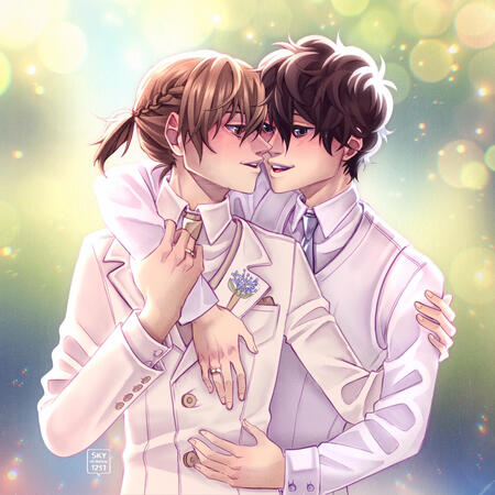 Fully Rendered - Half Body - 2 Characters