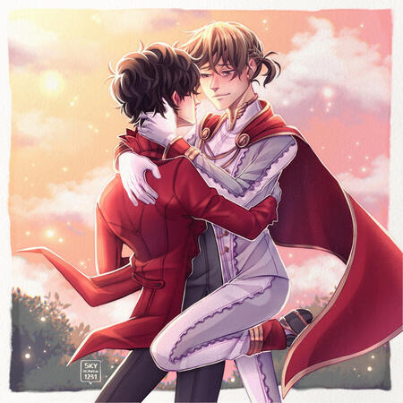 Fully Rendered - Half Body - 2 Characters