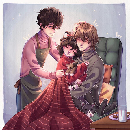 Fully Rendered - Half Body - 3 Characters