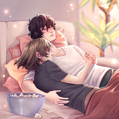 Fully Rendered - Half Body - 2 Characters