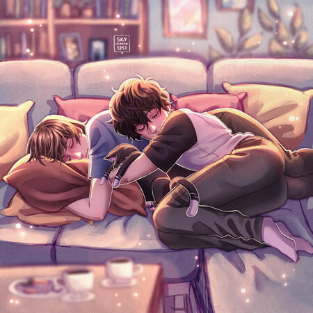 Fully Rendered - Full Body - 2 Characters